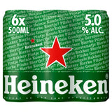Heineken 6-pack 0,5 Liter Blik