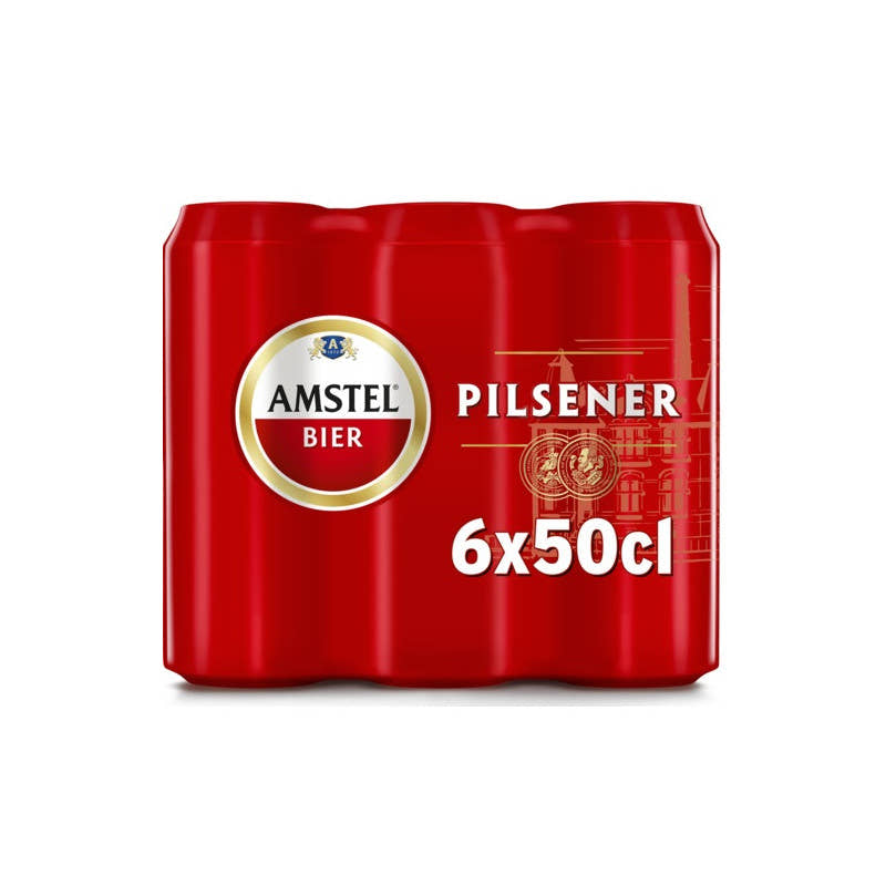 Amstel 0,5 Liter Blik 6-pack