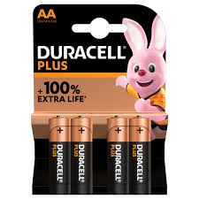 Duracell Plus AA (4 pieces)