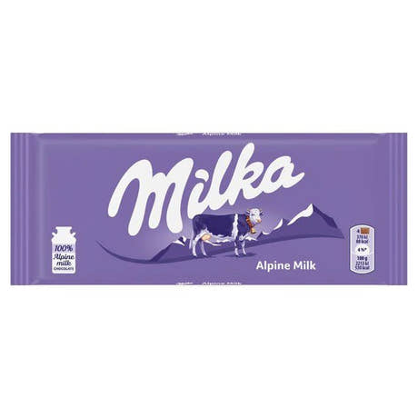 Milka Alpine Milk Chocolate 100G