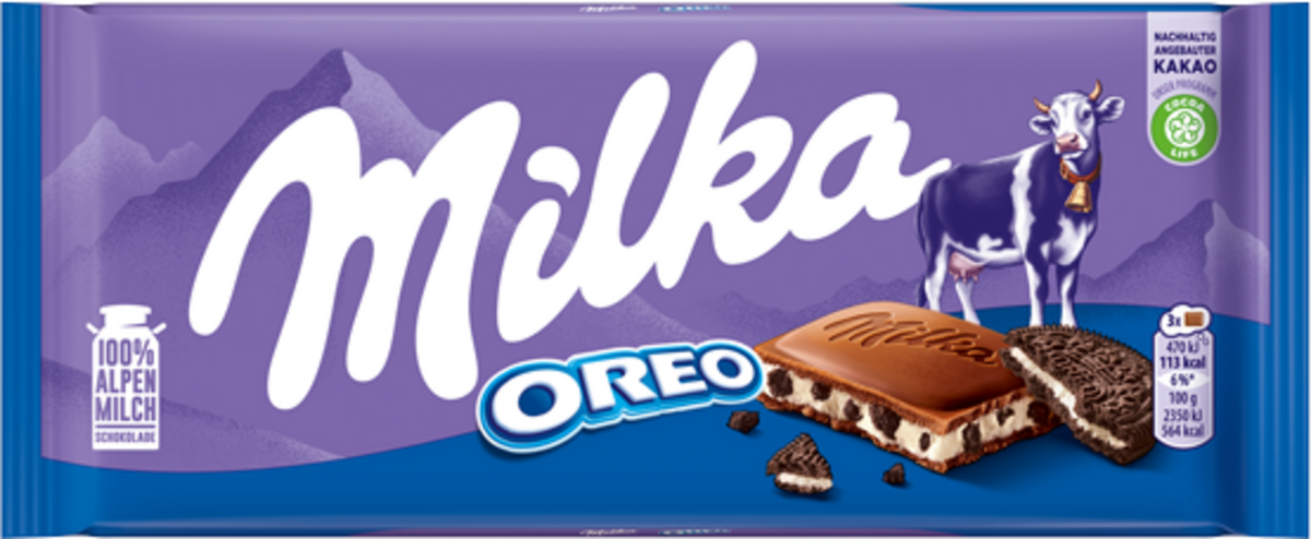 Milka Chocolate Oreo 100G